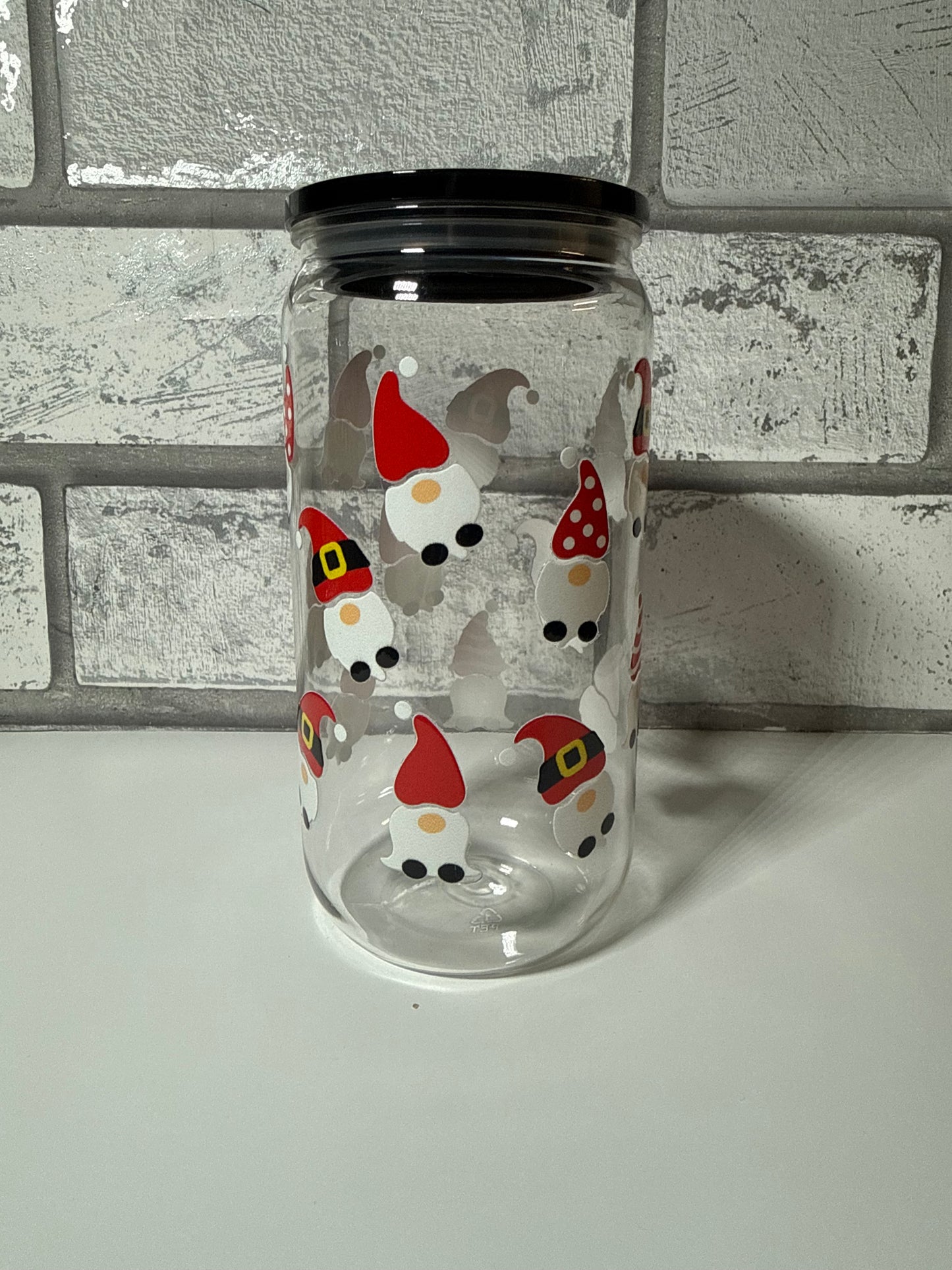 16 oz Christmas Gnomes Plastic Tumbler