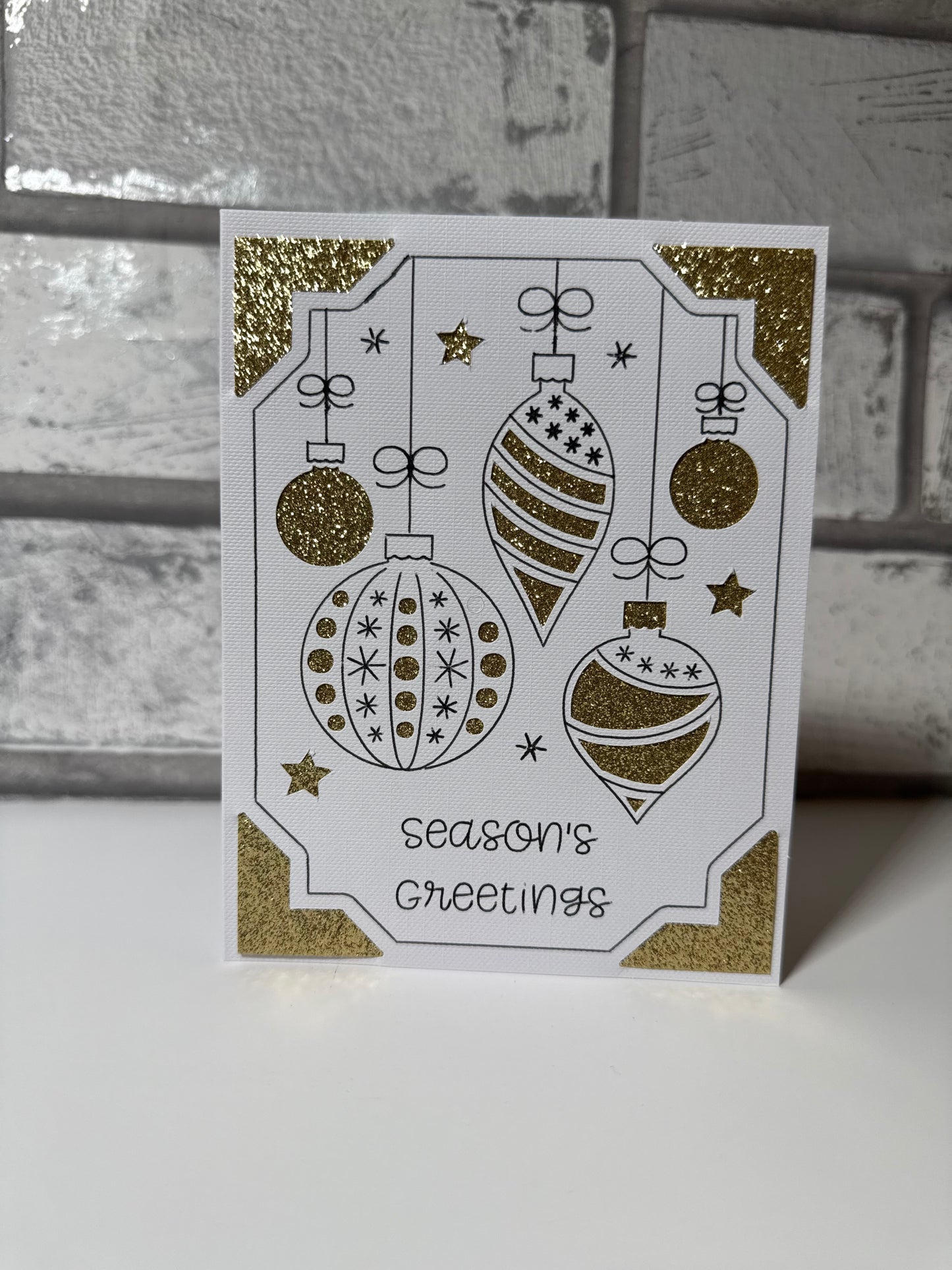Season's Greetings Christmas Card