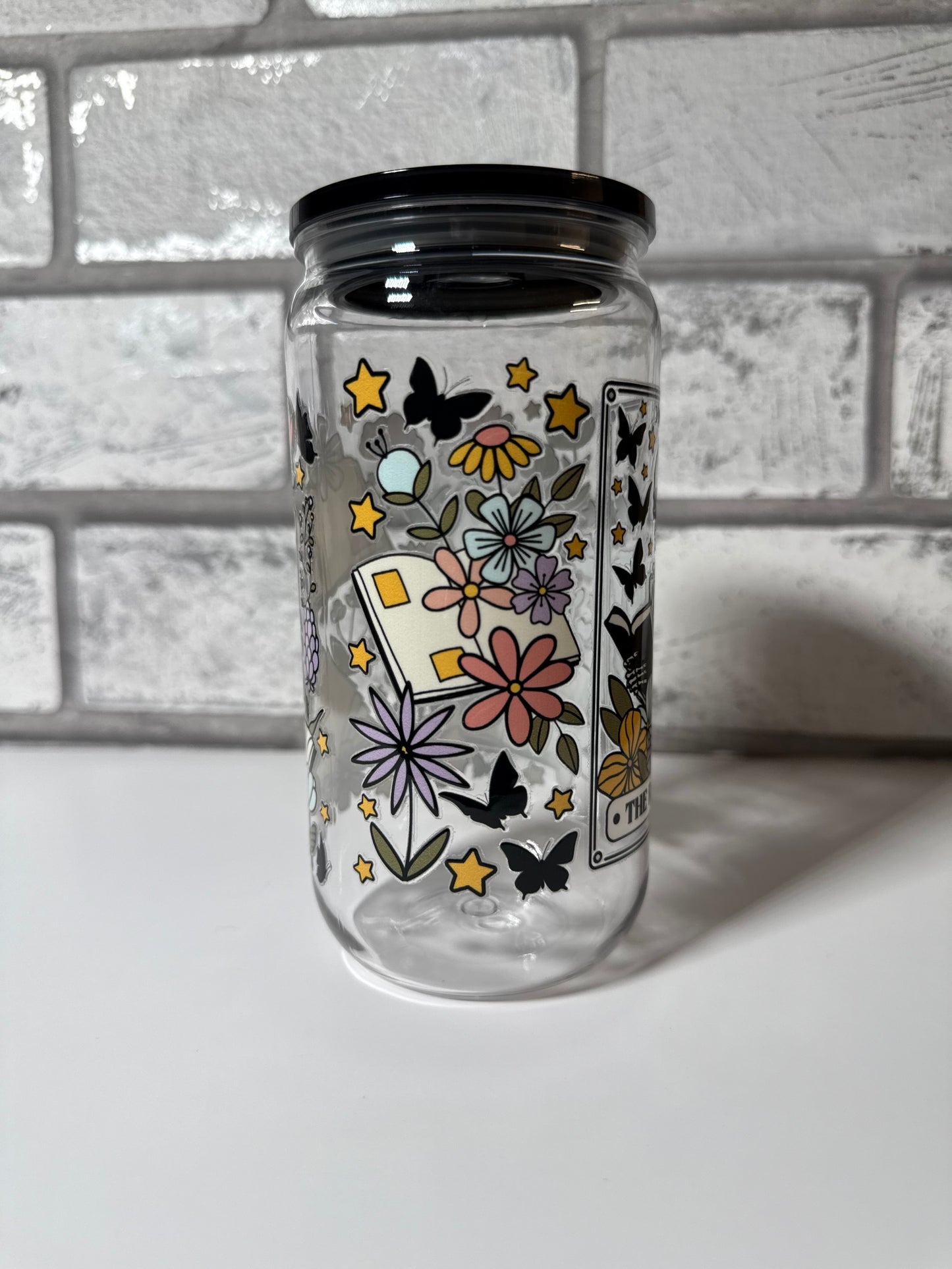 16 oz "The Reader" Tarot Card Plastic Tumbler