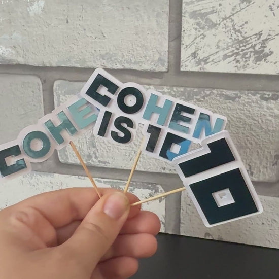 Personalised Roblox cupcake toppers with custom name
